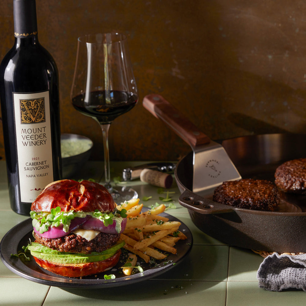 Decadent Burger with Green Goddess